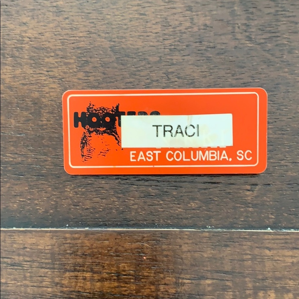 Authentic Hooters Name Tag